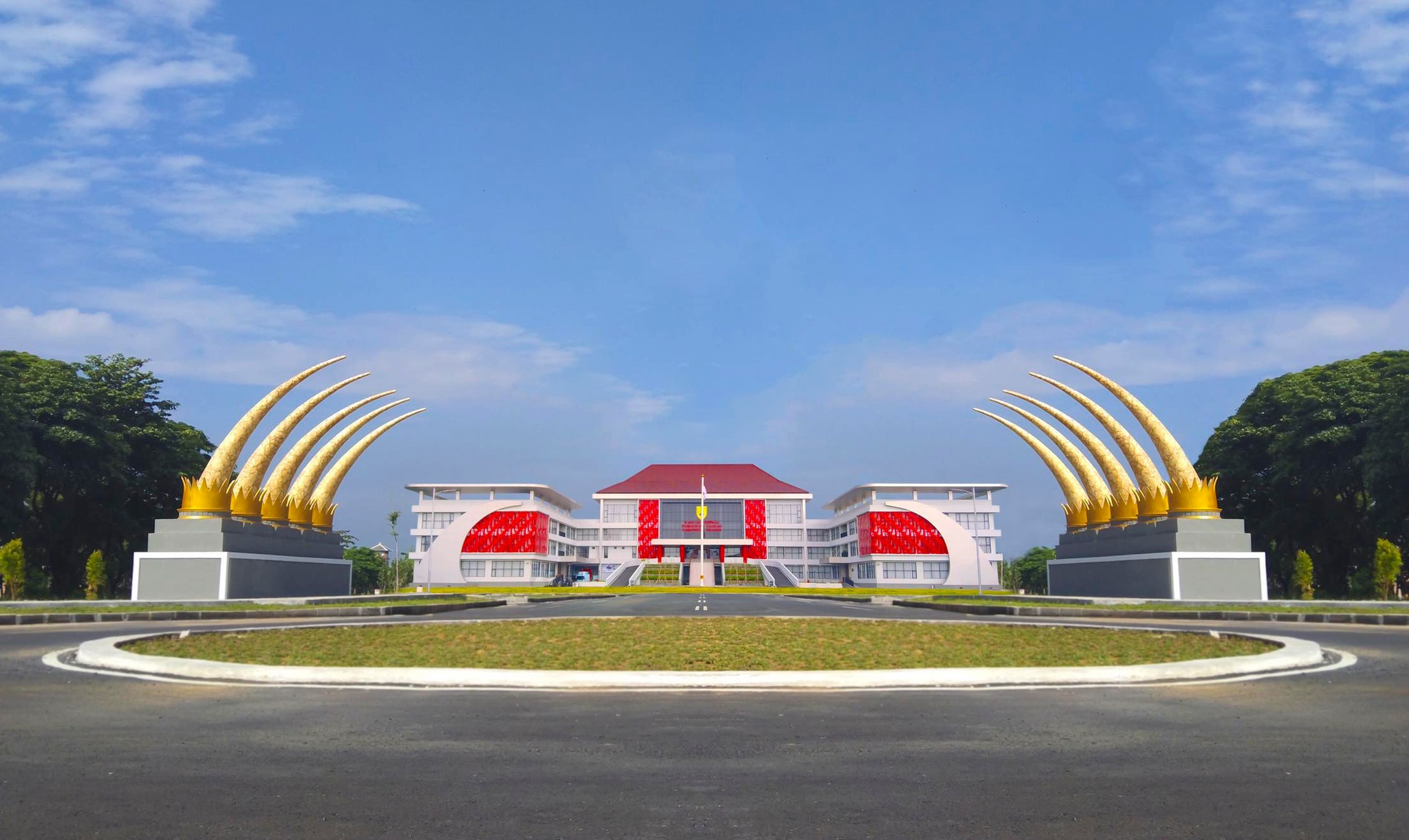 Pemandangan Udara Kabupaten Sragen
