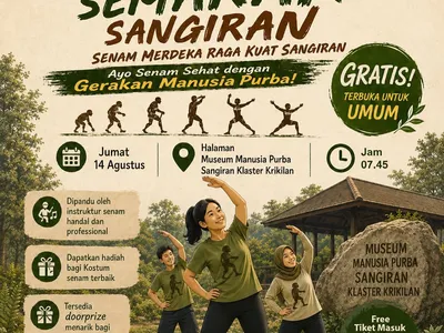 Semarak Sangiran - Senam Merdeka Raga Kuat Sangiran
